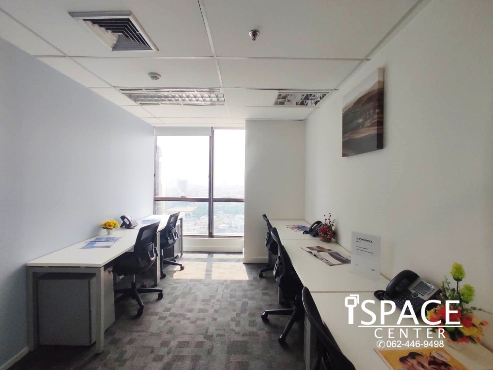 For RentOfficeSathorn, Narathiwat : Office for rent near BTS Surasak, fully furnished, can carry a notebook to work immediately There are rooms ranging from 1-60 people, complete facilities and interconnected transportation systems. Build an impressive network of relationships with neighbor