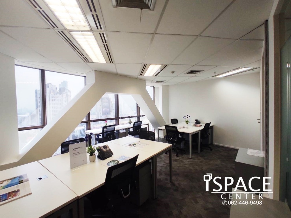 For RentOfficeSathorn, Narathiwat : Office for rent near BTS Surasak, fully furnished, can carry a notebook to work immediately There are rooms ranging from 1-60 people, complete facilities and interconnected transportation systems. Build an impressive network of relationships with neighbor