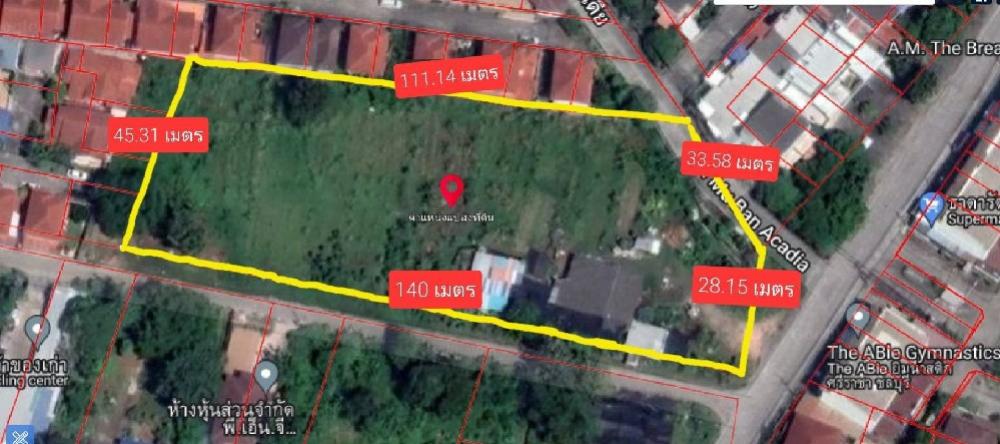 ให้เช่าที่ดินศรีราชา แหลมฉบัง บ้านบึง : เช่าที่ดินระยะยาว 4-1-31 ไร่ (1731 ตร.ว.) ชลบุรี ซอยศรีราชา-หนองค้อ 10/6