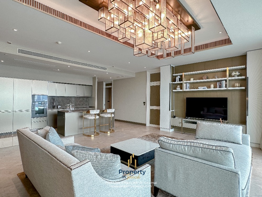 ให้เช่าคอนโดวงเวียนใหญ่ เจริญนคร : **High Floor 3 bedroom For Rent** The Residences at Mandarin Oriental Bangkok