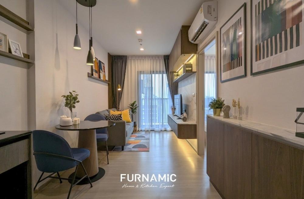 For RentCondoRama9, Petchburi, RCA : Condo for rent, The Base Phetchaburi-Thonglor (THE BASE Phetchaburi-Thonglor), very beautiful decoration Ready to move in ❤️‍