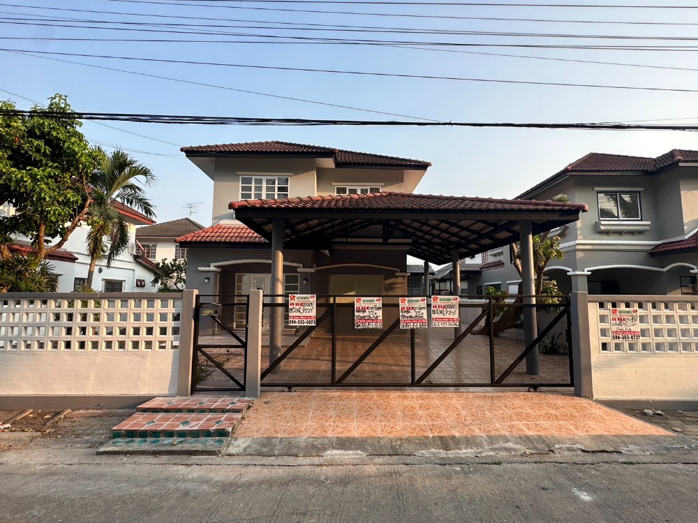 ขายบ้านมีนบุรี-ร่มเกล้า : ขายบ้านเดี่ยว 2 ชั้น 72 ตรว. หมู่บ้านเคซี การ์เด้นโฮม 7 ซ.นิมิตใหม่ 40  เขตมีนบุรี บ้านมี 4 ห้องนอน 2 น้ำ