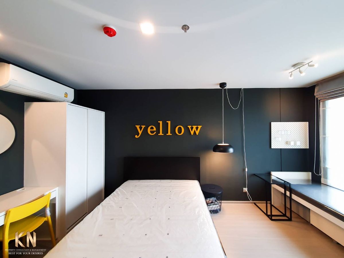 For RentCondoLadprao, Central Ladprao : Condo for rent, Life Ladprao, Life Ladprao, 1 bedroom, 1 bathroom, 34th floor, Building A.