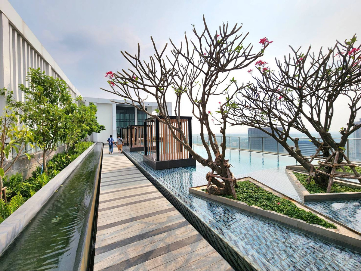 For RentCondoRattanathibet, Sanambinna : **The room is empty. Hotel-style condo, very rare, very nice, cheap price ** For rent, The Hotel Condo, next to MRT Bang Kraso. Rattanathibet line