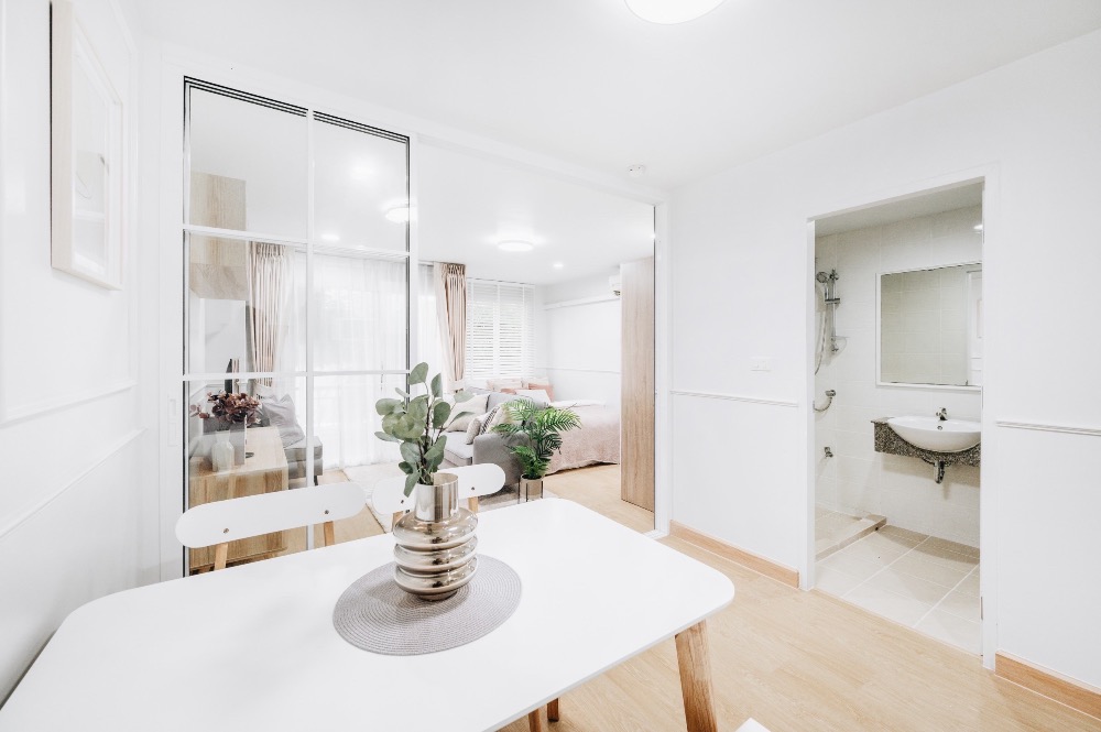 ขายคอนโดรัชดา ห้วยขวาง : แต่งครบ สวยสดใส สไตล์มินิมอล🐈🐈‍⬛คอนโดรัชดา เลี้ยงสัตว์ได้🐕‍🦺🦮