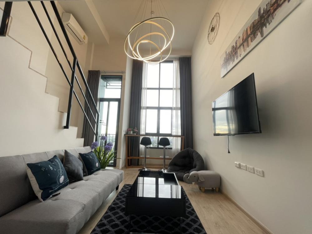 For RentCondoRama9, Petchburi, RCA : Rds-0324 Condo for rent, Ideo New rama9, beautiful duplex room, ready to accept reservations 👉 line: @propertyfinder