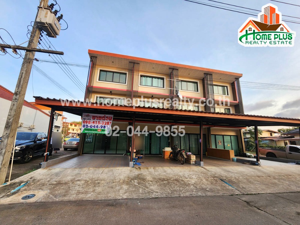 For SaleShop HouseTrat : 3-storey commercial building, Saen Tung Subdistrict, Khao Saming District, Trat (near Sawang Sawai Kindergarten)