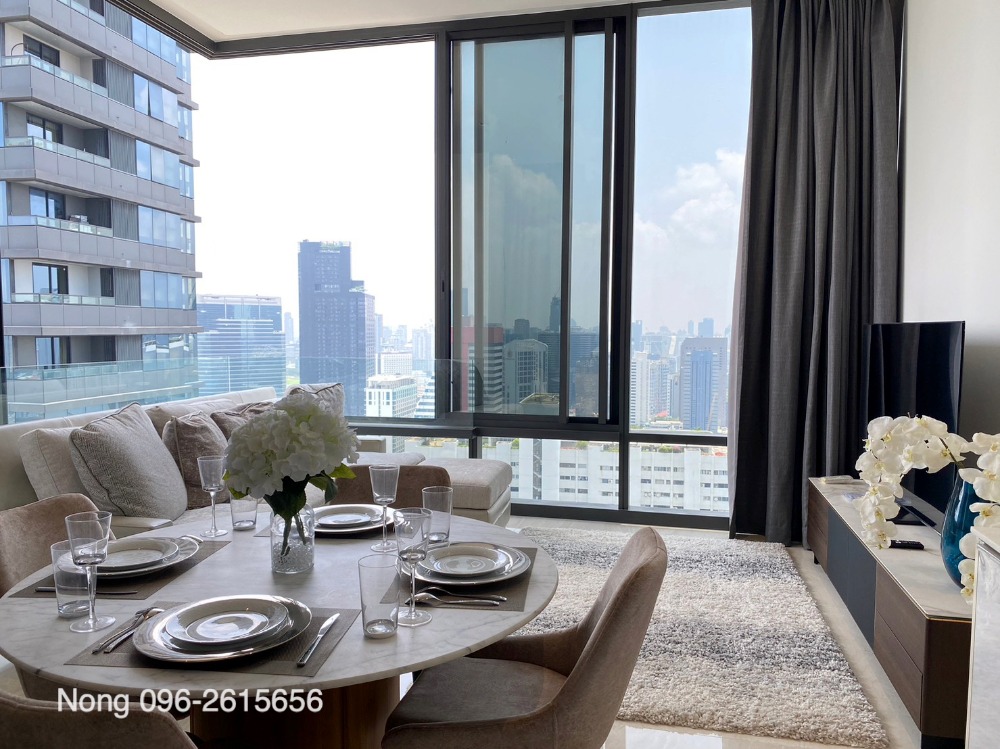 For RentCondoSilom, Saladaeng, Bangrak : Condo for RENT for rent **Ashton Silom 76 Sq,m. Fully Finish @70,000 baht/month call Nong 096-2615656, very spacious room, 76 sq m. 2 bedrooms, 2 bathrooms, fully furnished, ready to move in Location: Silom , Samyan Rental Price: 70,000 Baht /Month Cond