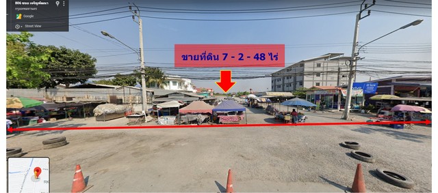 For SaleLandNawamin, Ramindra : Land for sale, beautiful plot, 7 rai, filled in, Khlong Sam Wa, next to Soi Charoen Phatthana Road, Ramintra 117