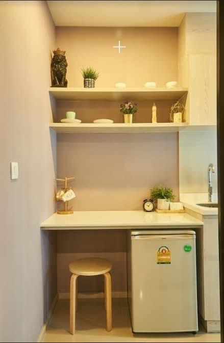 For RentCondoRama9, Petchburi, RCA : Life Asoke 🚄 next to MRT Phetchaburi / 30 sq m., decorated, ready to move in. Update rooms every day 📞 Line:@pukkhome (with @ )