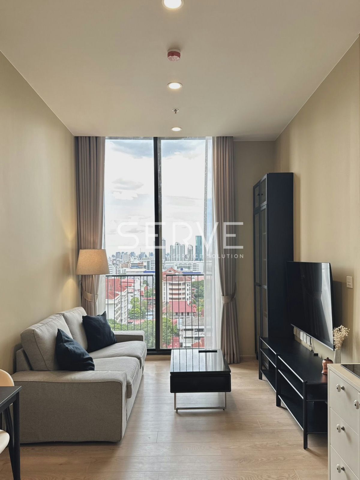 For RentCondoSukhumvit, Asoke, Thonglor : 🔥25K🔥-1 Bed High Fl. 10+ New Condo Good Location Close to BTS Asok & MRT Sukhumvit 550 m. at Noble BE19 Condo / For Rent