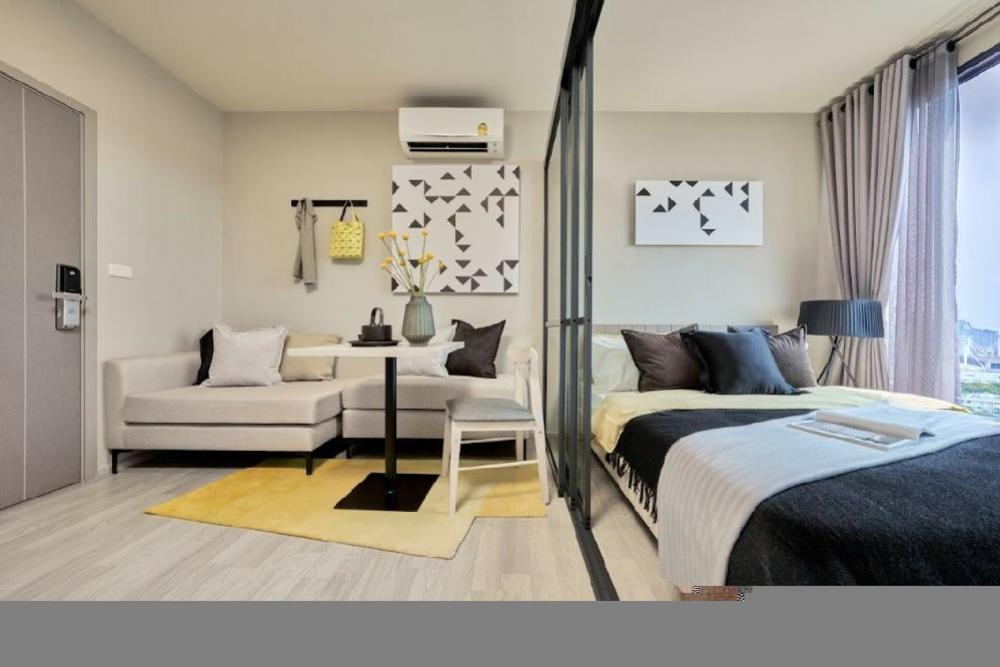 For SaleCondoBangna, Bearing, Lasalle : You can get everything you want ✨ a new room, a project room, fully furnished, ready to move in 😃 Only 2.79 million, you can carry your bag and move in. Completely decorated as shown in the sample photo 📞 Sales Oil 098-292-4151