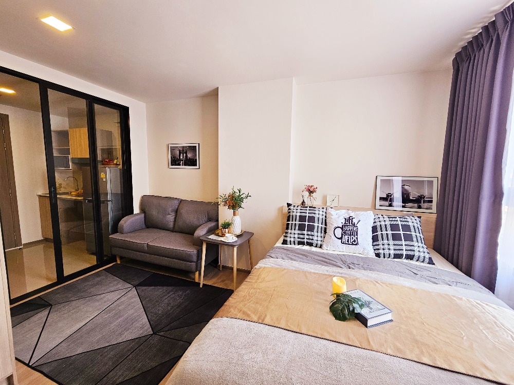 For RentCondoRamkhamhaeng, Hua Mak : Rds-0445 Condo for rent, The MUVE, Ram 22, make an appointment to see the room 👉line: @propertyfinder