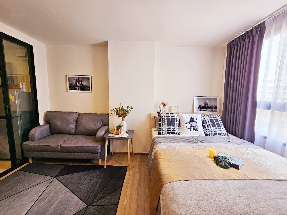 For RentCondoRamkhamhaeng, Hua Mak : Rds-0445 Condo for rent, The MUVE, Ram 22, make an appointment to see the room 👉line: @propertyfinder