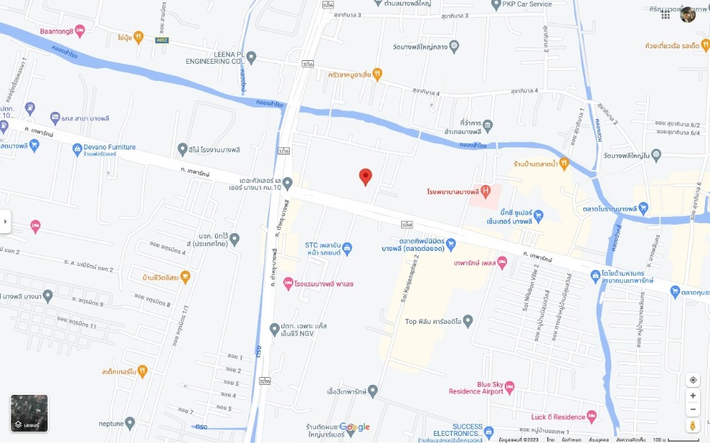 ให้เช่าที่ดินสมุทรปราการ สำโรง : ให้เช่าที่ดินแปลงมุม ติดถนนเทพารักษ์ 9 ไร่ 84 ตารางวา ใกล้สี่แยกบางพลี ก่อนถึงบิ๊กซี และ โรงพยาบาลบางพลี ตรงข้าม ตลาดทิพย์นิมิตร บางพลี (ตลาดต่อยอด) จังหวัด สมุทรปราการ