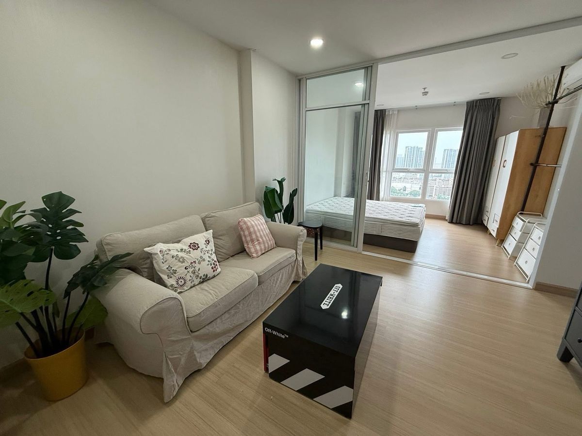 For RentCondoRamkhamhaeng, Hua Mak : For rent: Supalai Veranda Ramkhamhaeng, size 59 sq m, Building C, 14th floor, fully furnished and electric appliances, ready to move in