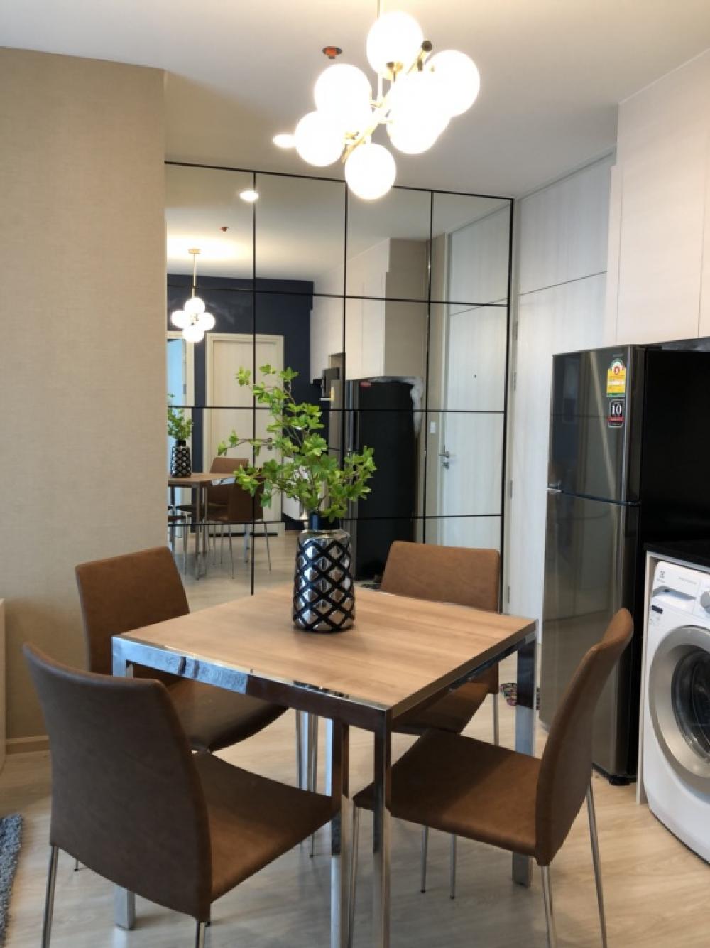 For RentCondoRatchadapisek, Huaikwang, Suttisan : 🔥For urgent rent🔥Noble Revolve Ratchada 2 (2 bedrooms, 1 bathroom, ready to move in) near MRT Cultural Center Station, convenient transportation