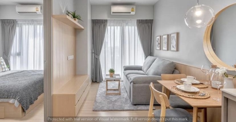 For RentCondoOnnut, Udomsuk : Whizdom Connect condo for rent , Sukhumvit 101/1 Fully furnished