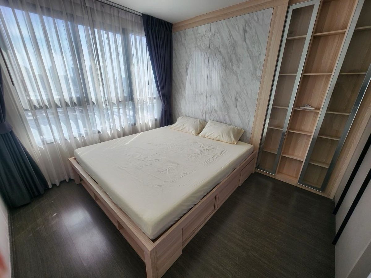 For RentCondoOnnut, Udomsuk : ❌❌❌ Already reserved. 25🍀 Beautiful view, not blocked 🚇BTS Bangchak 20 meters