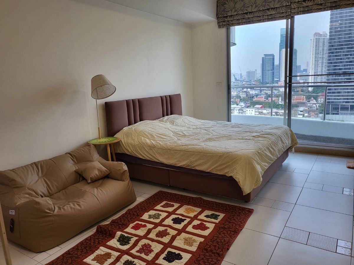 For SaleCondoWongwianyai, Charoennakor : Full river view room‼️next to the icon High floor‼️Good price‼️ Supalai River Place