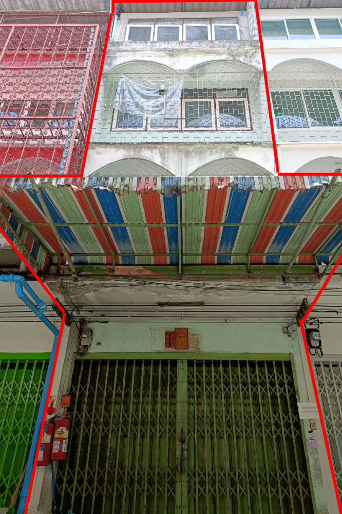 For SaleShop HouseWongwianyai, Charoennakor : Commercial building for sale, cheap price, Charoen Rat Road, Soi 10, Khlong San, Wongwian Yai, near IconSiam BTS Krung Thon Buri