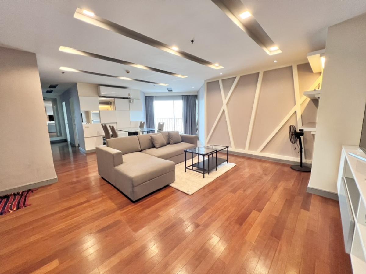 ให้เช่าคอนโดพระราม 9 เพชรบุรีตัดใหม่ RCA : FOR RENT CONDO BELLE GRAND RAMA 9 type 3 bed 2 bath 105sqm hight floor at Building D,
