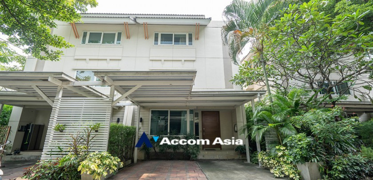 For RentHouseSukhumvit, Asoke, Thonglor : 🔼AccomA🔽 Common Pool 3 Bedrooms House for Rent in Sukhumvit, Bangkok near BTS Ekkamai at Greenery Living Place (1814238)