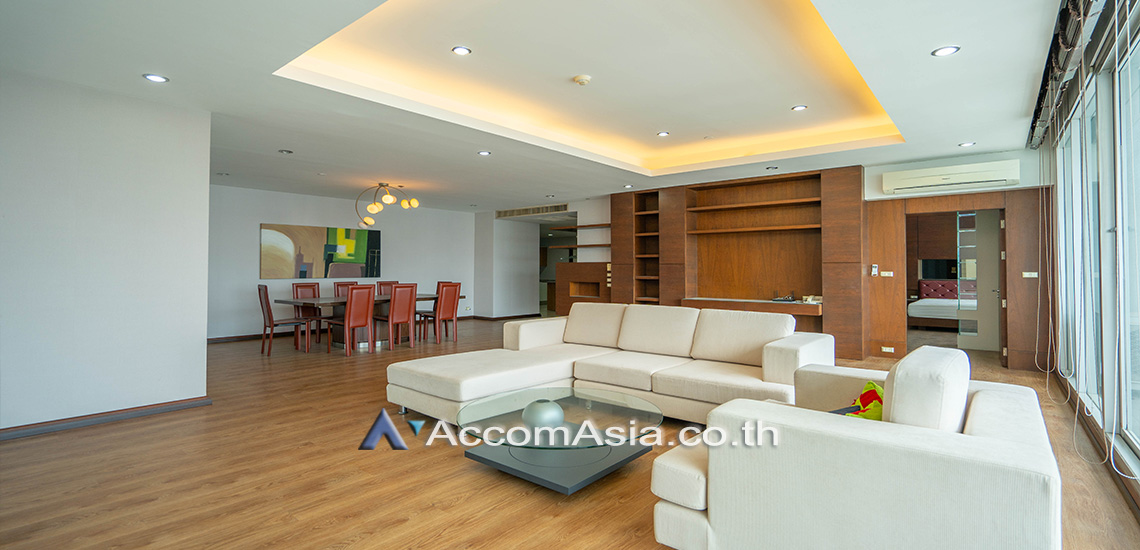 ให้เช่าคอนโดสาทร นราธิวาส : 🔼🔽 AccomA 3 Beds Condominium for Rent in Sathorn, BTS Chong Nonsi at Ascott Sky Villas Sathorn