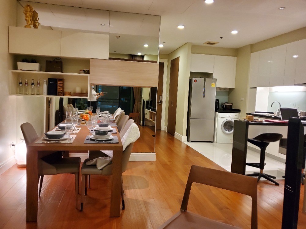 For SaleCondoSukhumvit, Asoke, Thonglor : For rent/sale Bright 2 bedrooms with unblocked view long balcony near BTS Phrom Phong
