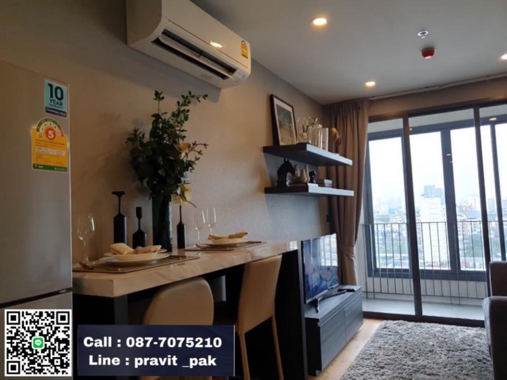 ให้เช่าคอนโดราชเทวี พญาไท : ให้เช่า Q Chidlom-Phetchaburi 1 นอน 45 ตร.ม. ห้องใหญ่ มีอ่างอาบน้ำ แต่งอย่างดี วิวไม่บล็อค