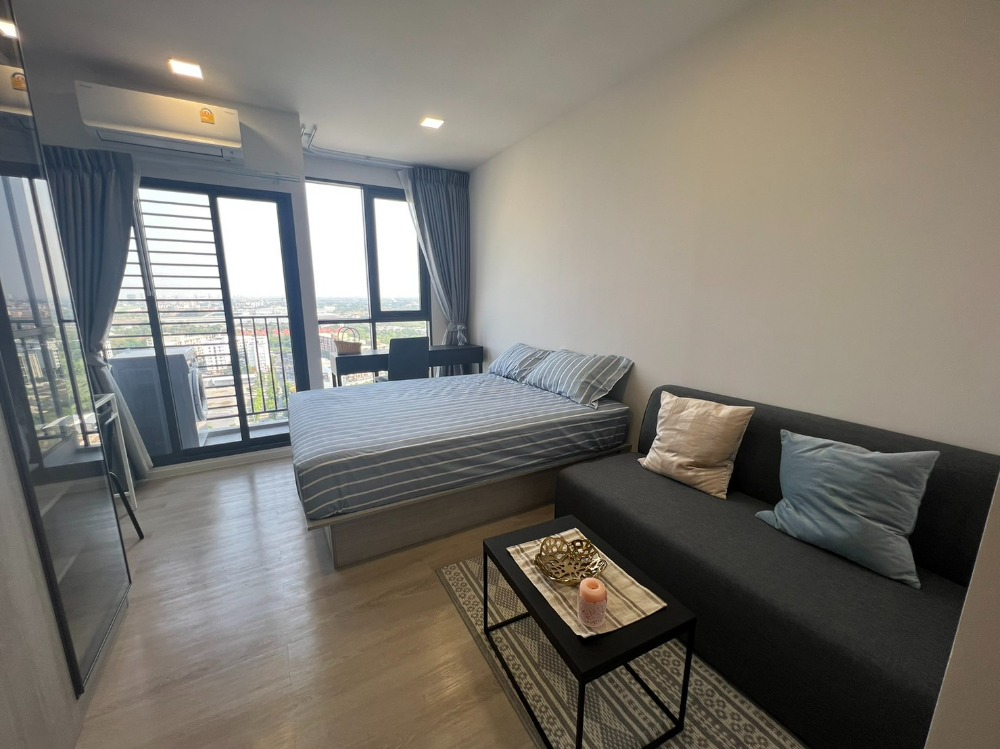 For RentCondoPathum Thani,Rangsit, Thammasat : For rent: Modiz Launch, Thammasat University, STUDIO, 22 sq m, city view, open, private.