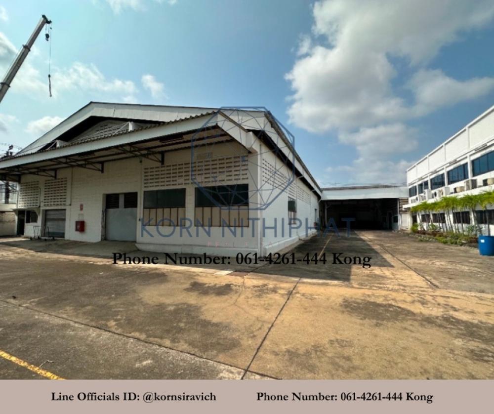 For RentFactoryBangna, Bearing, Lasalle : Rental factory La Sal - Sukhumvit 105, a total area of ​​7,700 square meters, convenient to access Near the transportation