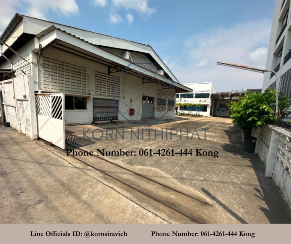 For RentFactoryBangna, Bearing, Lasalle : Rental factory La Sal - Sukhumvit 105, a total area of ​​7,700 square meters, convenient to access Near the transportation