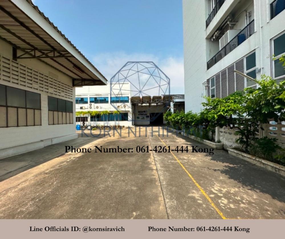 For RentFactoryBangna, Bearing, Lasalle : Rental factory La Sal - Sukhumvit 105, a total area of ​​7,700 square meters, convenient to access Near the transportation