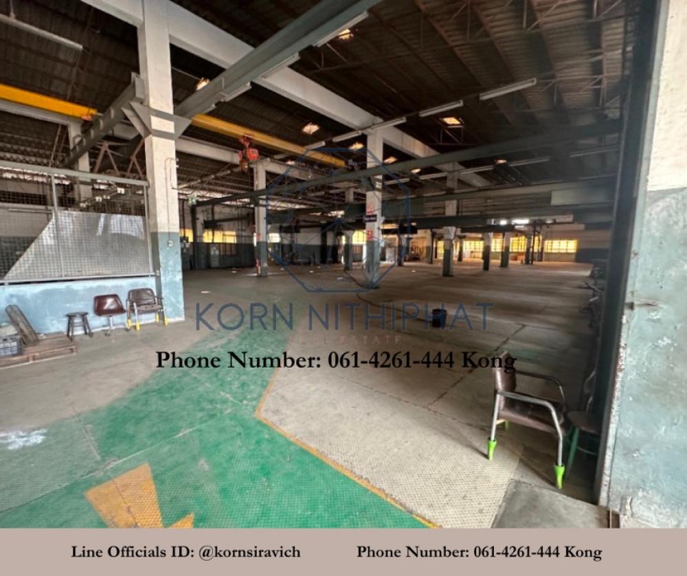 For RentFactoryBangna, Bearing, Lasalle : Rental factory La Sal - Sukhumvit 105, a total area of ​​7,700 square meters, convenient to access Near the transportation