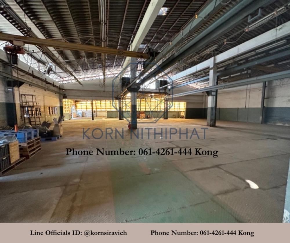 For RentFactoryBangna, Bearing, Lasalle : Rental factory La Sal - Sukhumvit 105, a total area of ​​7,700 square meters, convenient to access Near the transportation