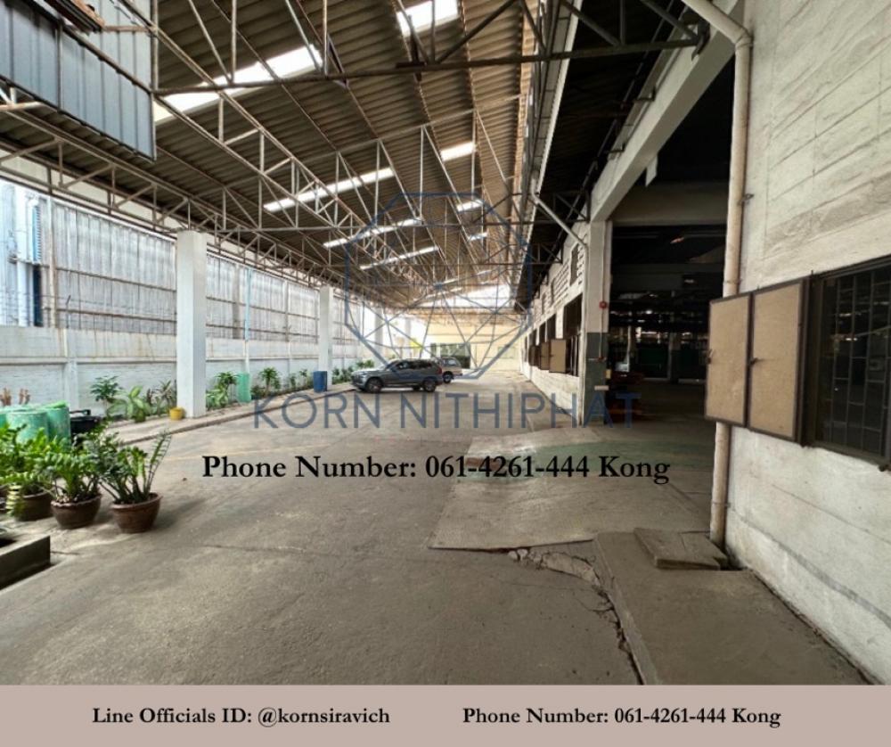 For RentFactoryBangna, Bearing, Lasalle : Rental factory La Sal - Sukhumvit 105, a total area of ​​7,700 square meters, convenient to access Near the transportation