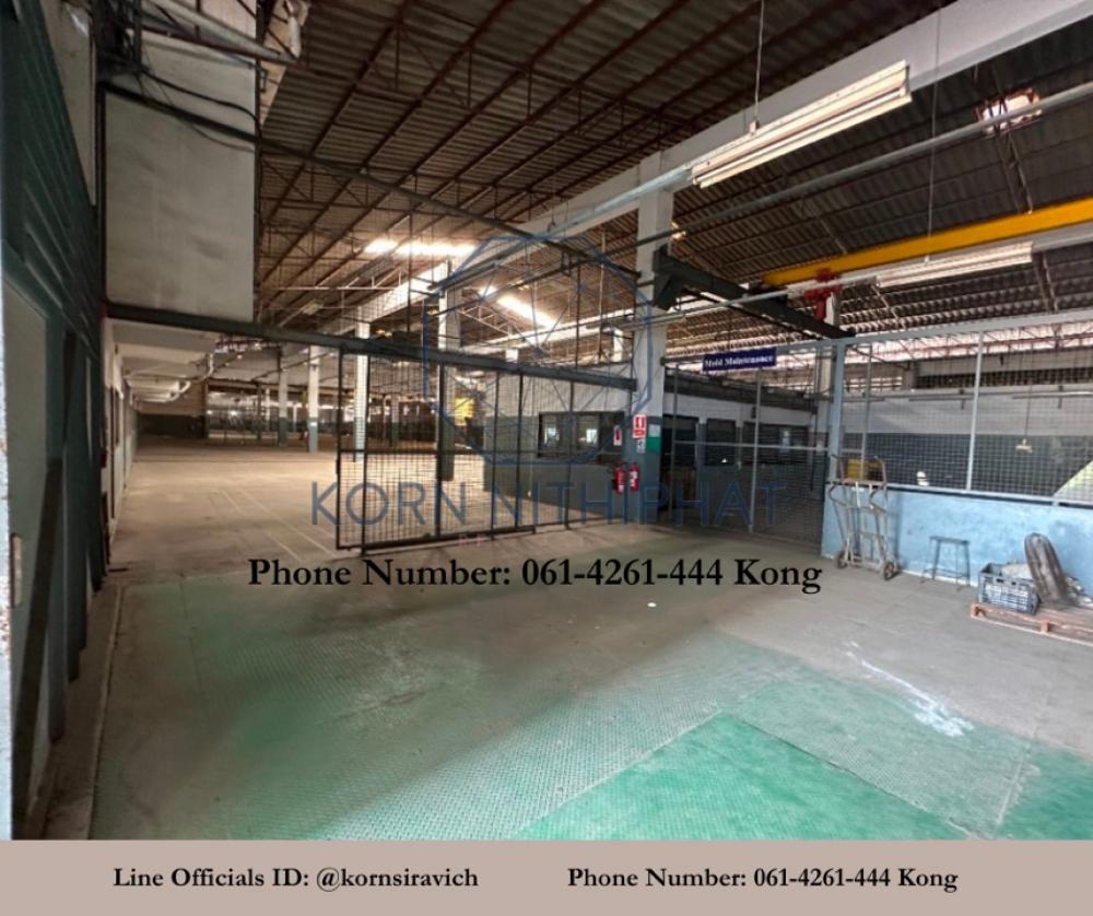 For RentFactoryBangna, Bearing, Lasalle : Rental factory La Sal - Sukhumvit 105, a total area of ​​7,700 square meters, convenient to access Near the transportation