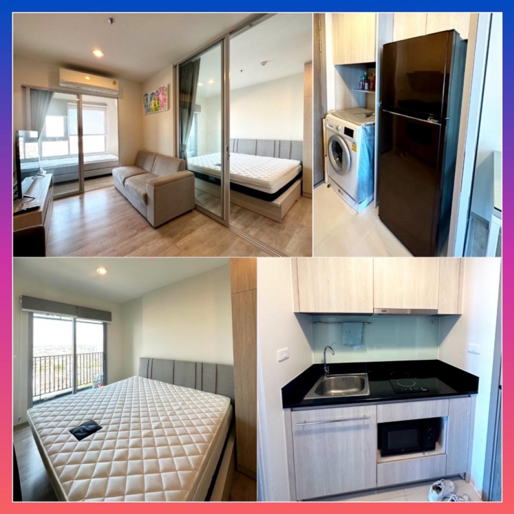 ให้เช่าคอนโดรามคำแหง หัวหมาก : Niche Mono Ramkhamhaeng 2 bed condo for rent near abac Huamark  the mall bangkapi