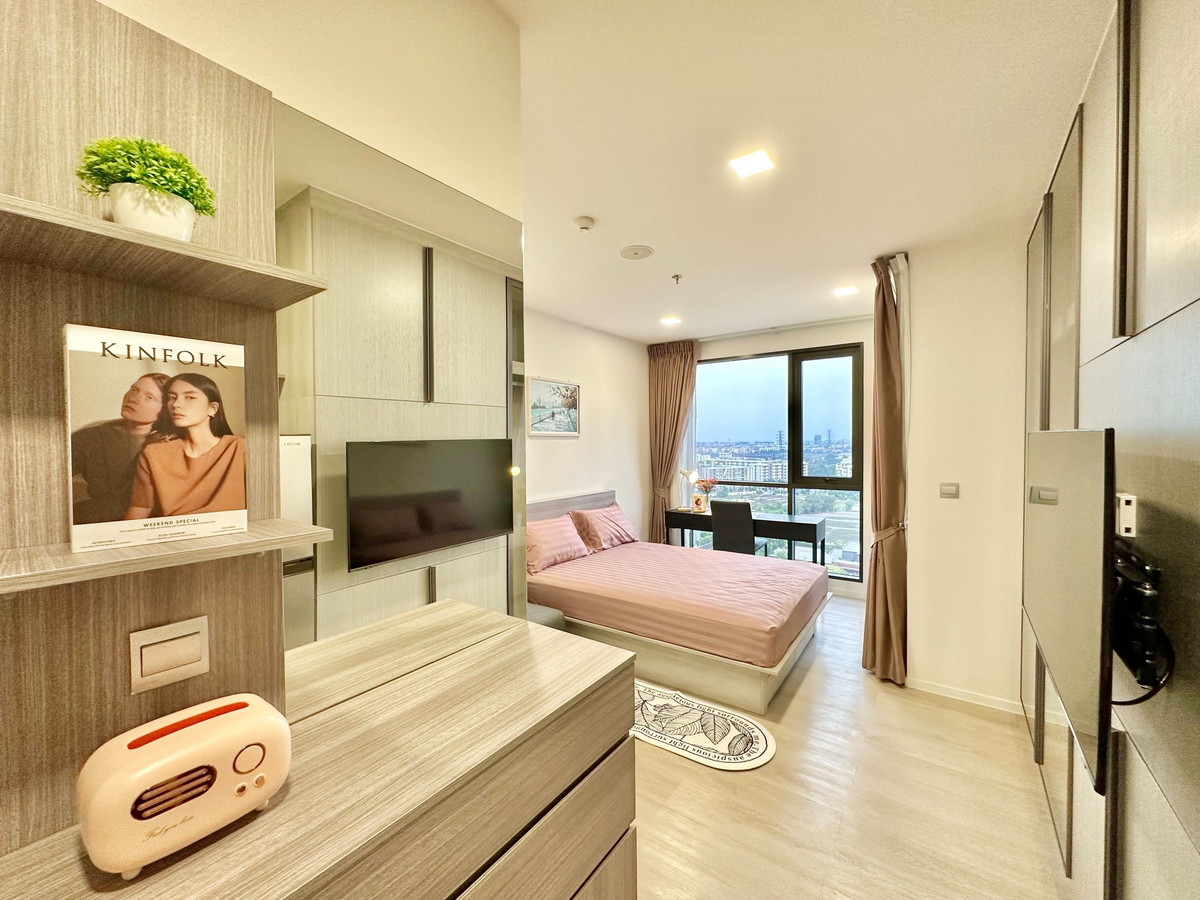 For RentCondoPathum Thani,Rangsit, Thammasat : Modiz Launch, Thammasat University, Studio 23 sq m, fully furnished, available for rent, many rooms to choose from