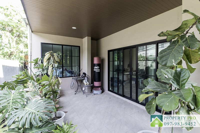 For SaleHouseRama5, Ratchapruek, Bangkruai : House for Sale Tara Ratchaphruek Pinklao, 3 bedroom 84 sq wah 290 sqm Built In Furnished Near Kanchanaphisek, Wongwaen 9, Bang Kruai, Plai Bang, Taling Chan : EL25S-008