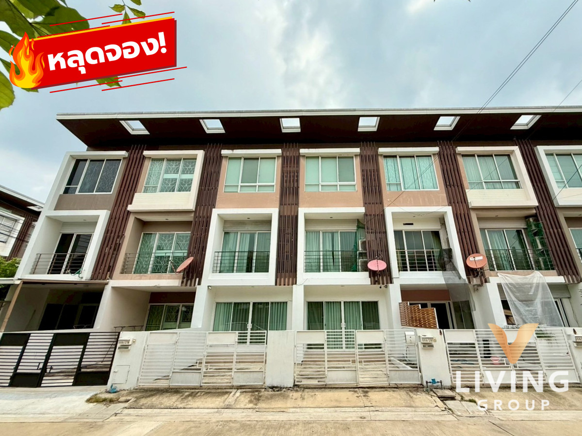For RentTownhomeRama3 (Riverside),Satupadit : Great value for rent!! Thanapat Green Zone, Soi Nonsi 20, Sathorn-Narathiwat, 3-storey townhouse, 3 bedrooms, 3 bathrooms, size 157 sq m. Near Central Rama 3, convenient transportation, near BRT Nararam 3, BRT Chan Road, BTS Chong Nonsi, many shopping are
