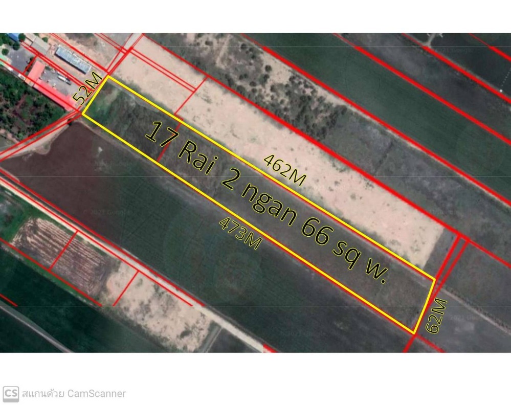 ขายที่ดินมีนบุรี-ร่มเกล้า : ขายที่ดินผังสีม่วง 17 ไร่ 266 ตารางวา ห่างจากถนนสุวินทวงศ์ 6 กม.