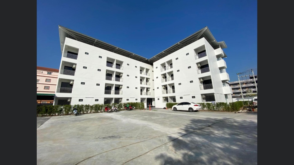 For SaleHotel&Apartment BusinessPathum Thani,Rangsit, Thammasat : Apartment for sale, 2 buildings, 130 rooms, fully rented, area 2 rai, near the university Thammasat Rangsit