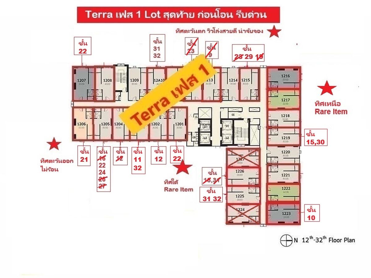ขายดาวน์คอนโดปทุมธานี รังสิต ธรรมศาสตร์ : ขายดาวน์ Terra Residence เฟส 1 และ เฟส 2 ม.ธรรมศาสตร์ รังสิต ราคาถูกพิเศษ