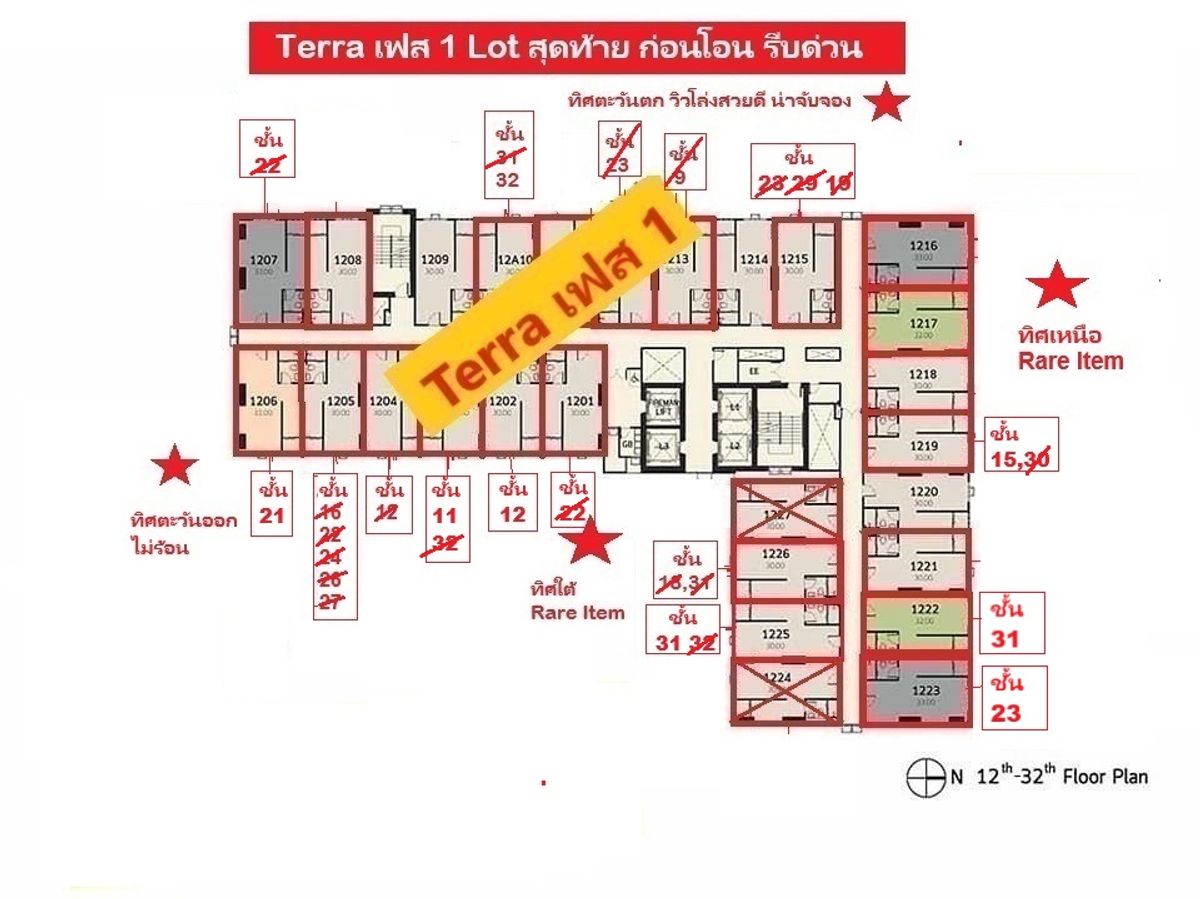 ขายดาวน์คอนโดปทุมธานี รังสิต ธรรมศาสตร์ : ขายดาวน์ Terra Residence เฟส 1 และ เฟส 2 ม.ธรรมศาสตร์ รังสิต ราคาถูกพิเศษ
