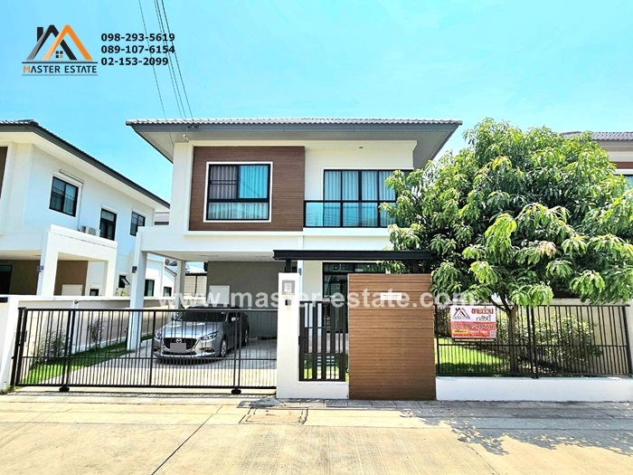 ขายบ้านปทุมธานี รังสิต ธรรมศาสตร์ : ภูมิภิรมย์ รังสิต คลอง 5 บ้านเดี่ยว 50 ตร.ว. สวย สภาพดี + เฟอร์ฯบางส่วน ใกล้ทางด่วน