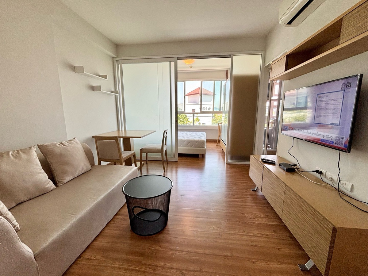 For RentCondoRama9, Petchburi, RCA : For rent: I-Bisa Condominium, ready to move in, furnished with electrical appliances (no agents).