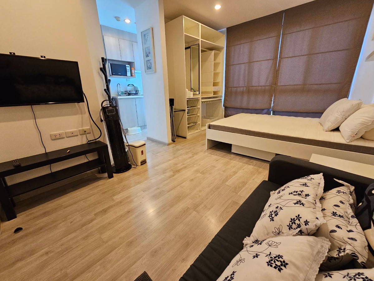 For RentCondoPinklao, Charansanitwong : For rent, IDEO Mobi Charan-Interchange: Studio room, wide front, ready to move in