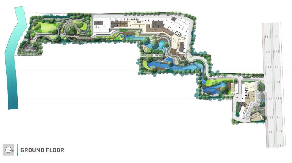 For SaleCondoBangna, Bearing, Lasalle : For sale Ideo O2 Ideo O2, resort style condo, large central area, near BTS Bangna 300 meters, Building A, 33rd floor, City View 1 Bed 32.77 sq m., 3.3 million baht* (sold with tenant)